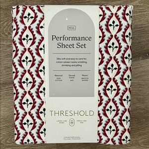 Threshold 100% Cotton Performance Sheet Set